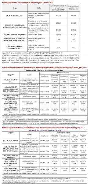 RIFSEEP - Campagne CIA 2022 : Les Montants De Références Pour Les ...