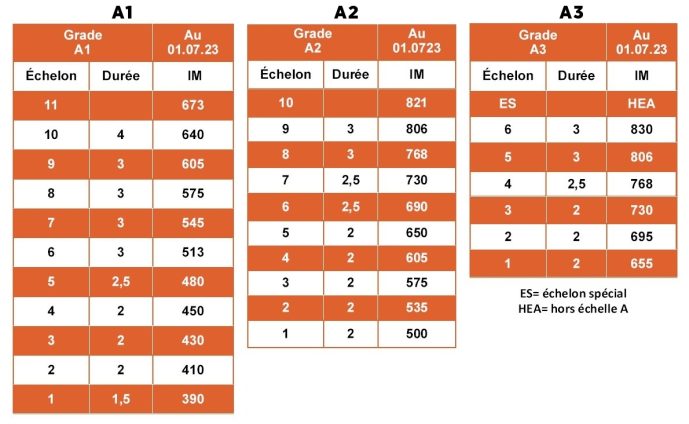 Salaires : Mise à Jour Des Grilles Indiciaires « Types » De La Fonction ...